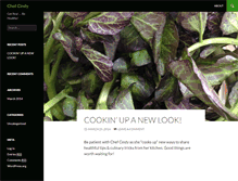 Tablet Screenshot of chefcindy.com
